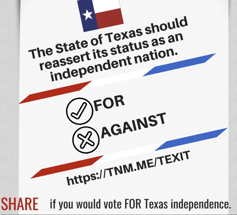 Texas will likely vote on secession March 2024